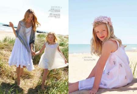 Tearsheet. Michael Dar. Hair for both by Loni