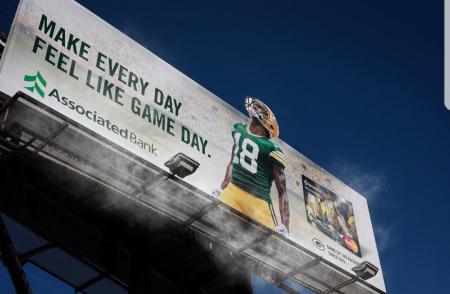 Billboards. Randall Cobb, Men's grooming by Loni